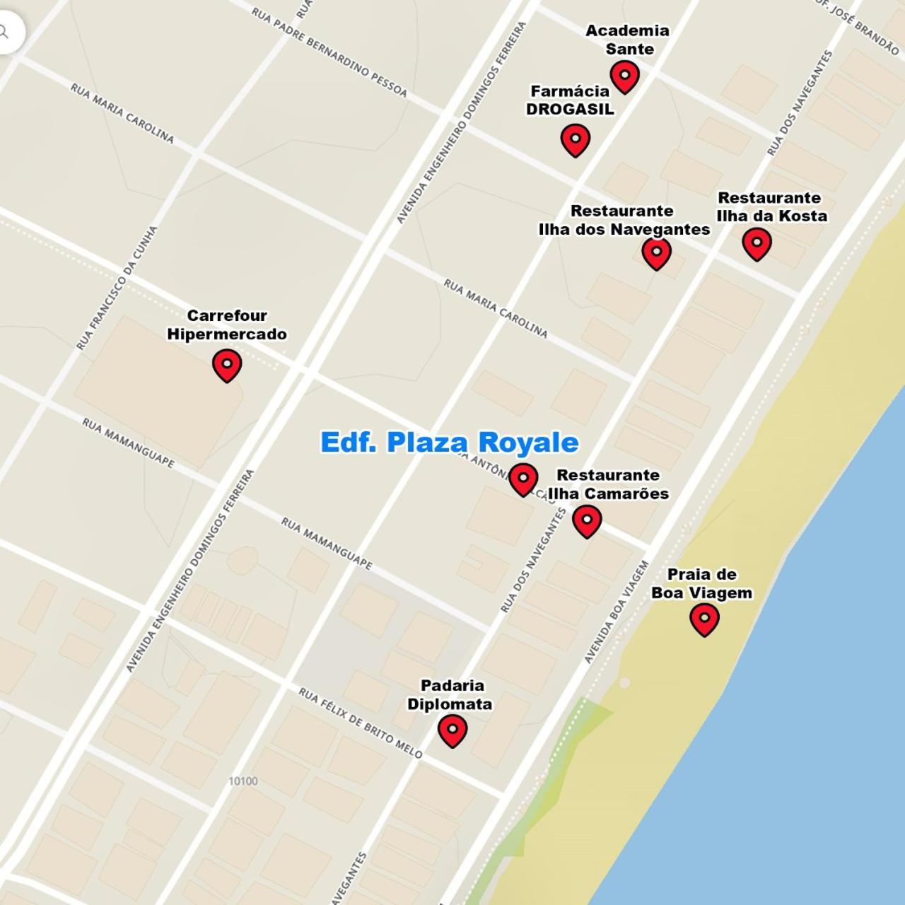 Apartamento, Vista Mar, Praia De Boa Viagem, Hospedes Exigentes! 累西腓 外观 照片